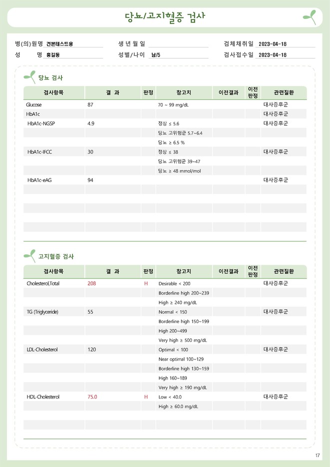 Pediatric comprehensive check-up 9