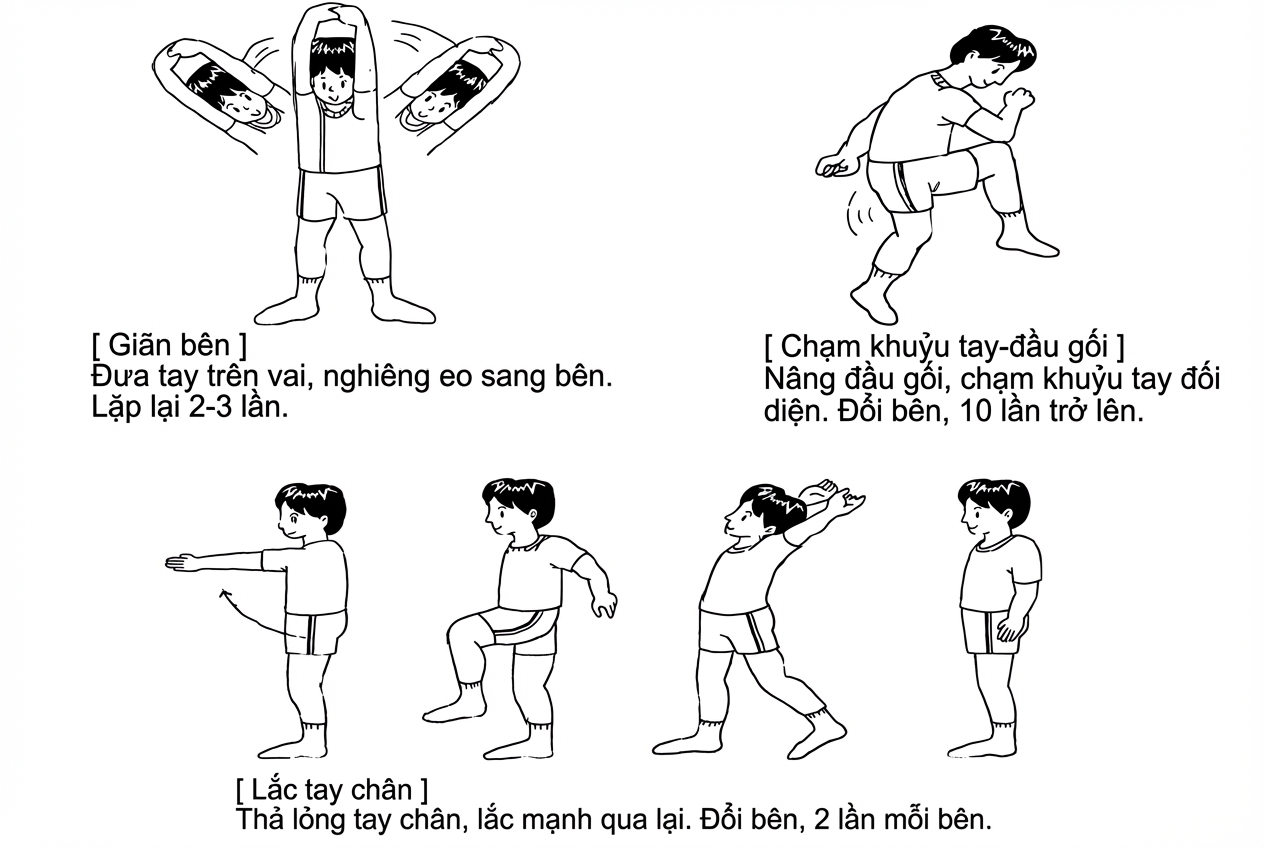 Bài tập Tăng chiều cao 8